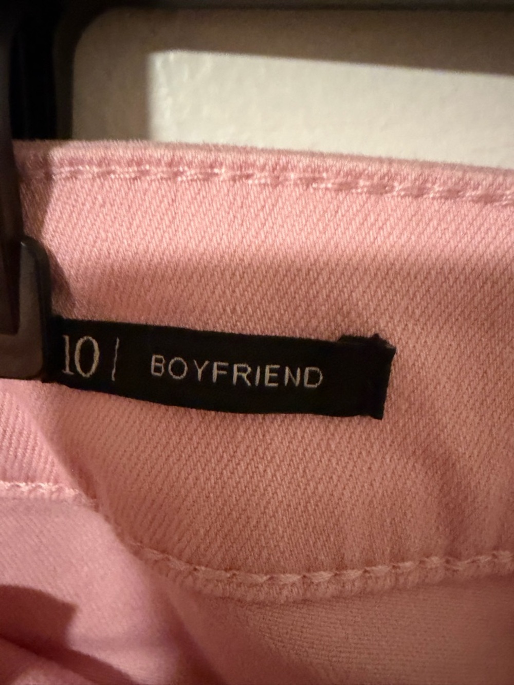 Talbots Pink Boyfriend Jeans - Mid-Rise Ankle - Picture 5 of 6